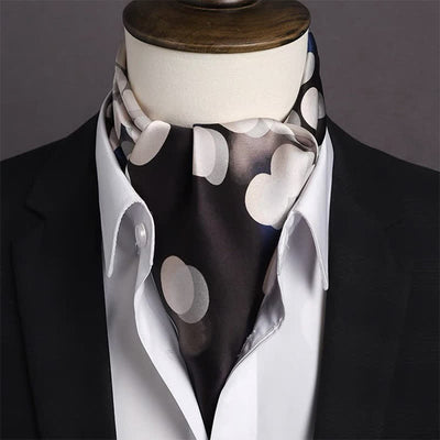 Men's Vintage Paisley Geomatric Pattern Square Scarf - Style #9 - image 8