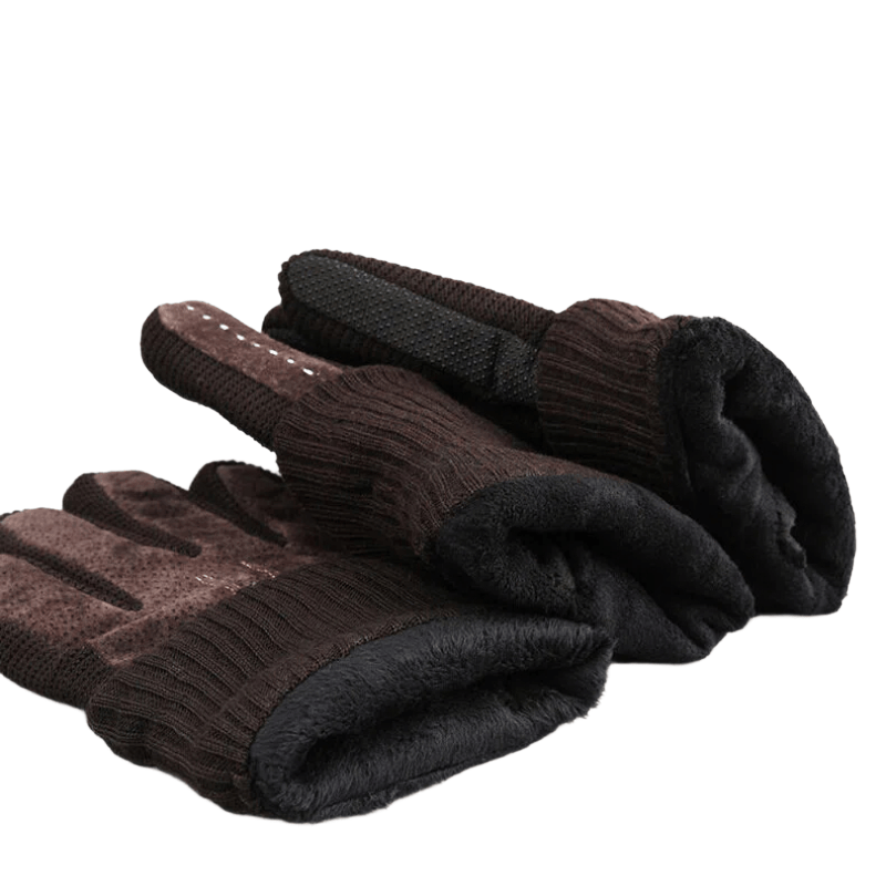 Adjustable Men's Winter Outdoor Fleece Warm Gloves - image 4