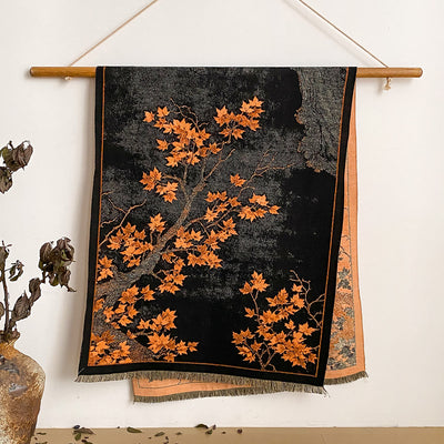 Women's Floral Print Fringed Shawl Scarf - Style #6 - image 6