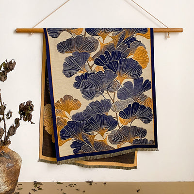 Women's Floral Print Fringed Shawl Scarf - Style #22 - image 22