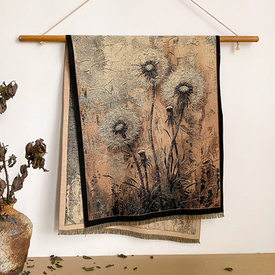 Women's Floral Print Fringed Shawl Scarf - Style #27 - image 27