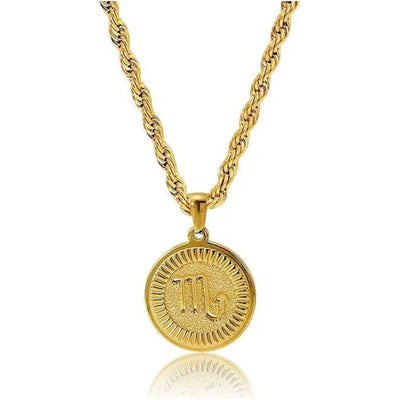 Personalized Zodiac Symbol Coin Pendant Necklace - Scorpio - image 12