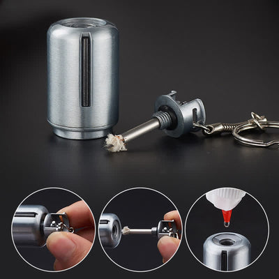 Gas Cylinder Extinguisher Matchstick Refillable Oil Lighter - image 3