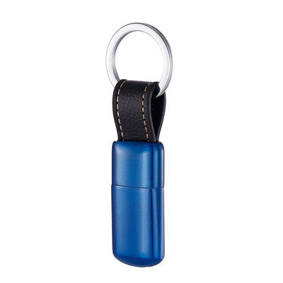Mini Keychain Pocket-Sized Inflatable Butane Lighter - Blue - image 8