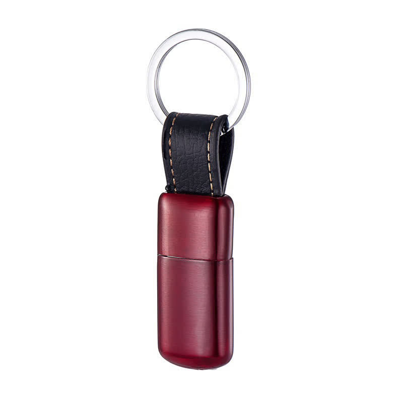 Mini Keychain Pocket-Sized Inflatable Butane Lighter - Red - image 7