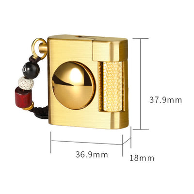 Square Rotating Decompression Inflatable Kerosene Lighter - image 9