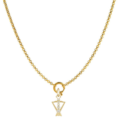 Diamond-Embellished Zodiac Symbol Necklace - Sagittarius - image 9