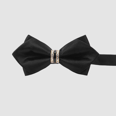 Men's Paisley Pattern Decorative Buckle Formal Bow Tie - image 3