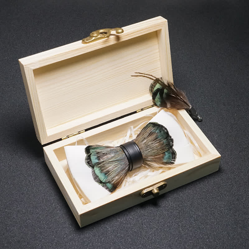 WHITE FEATHER BOW TIES – FloralTrip