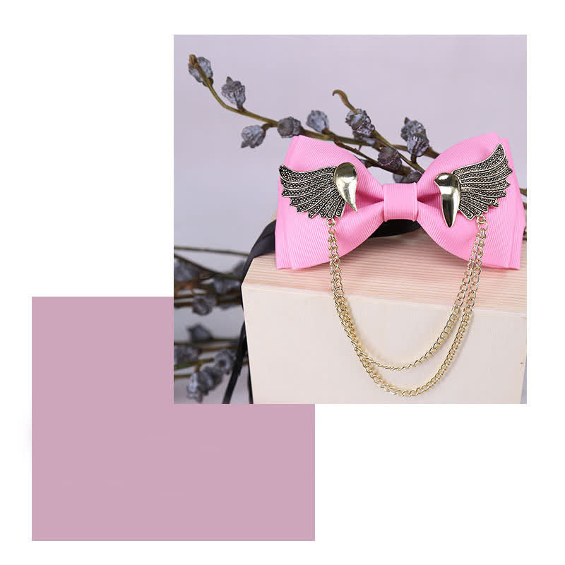 Men's Golden Wing Chain Bow Tie - image 6
