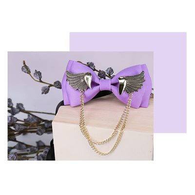 Men's Golden Wing Chain Bow Tie - image 4