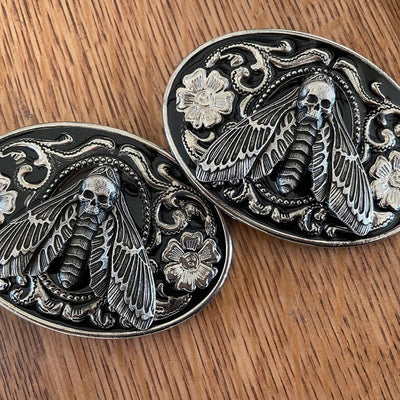 Women's Dead Moth Relief Western Leather Belt