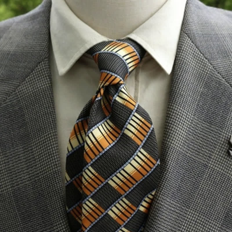 Men's Fantastic Flower Pattern Boho Necktie