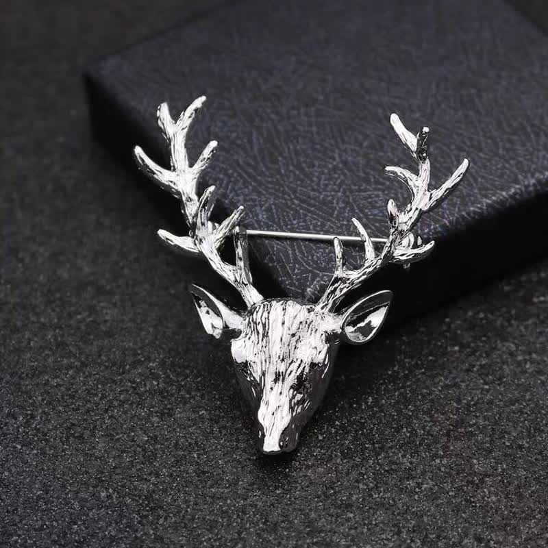 Stag head brooch hotsell