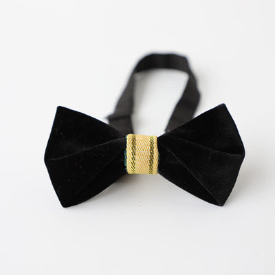Men's Twisting Velvet Bow Tie