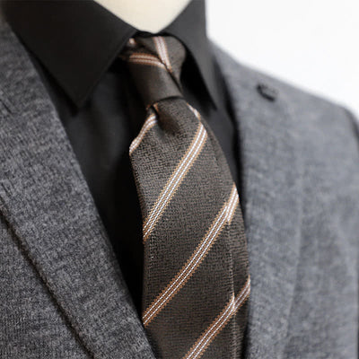 Men's Classic Pin-Striped Formal Necktie
