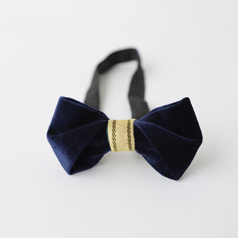 Men's Twisting Velvet Bow Tie