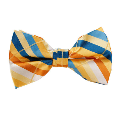 Men's Captivating Bright Striped Bow Tie