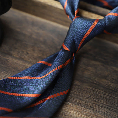 Men's Classic Pin-Striped Formal Necktie